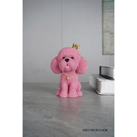 DEKOR ÁLLATFIGURA - rózsaszín, Basics, műanyag (11/9,3/13,5cm)