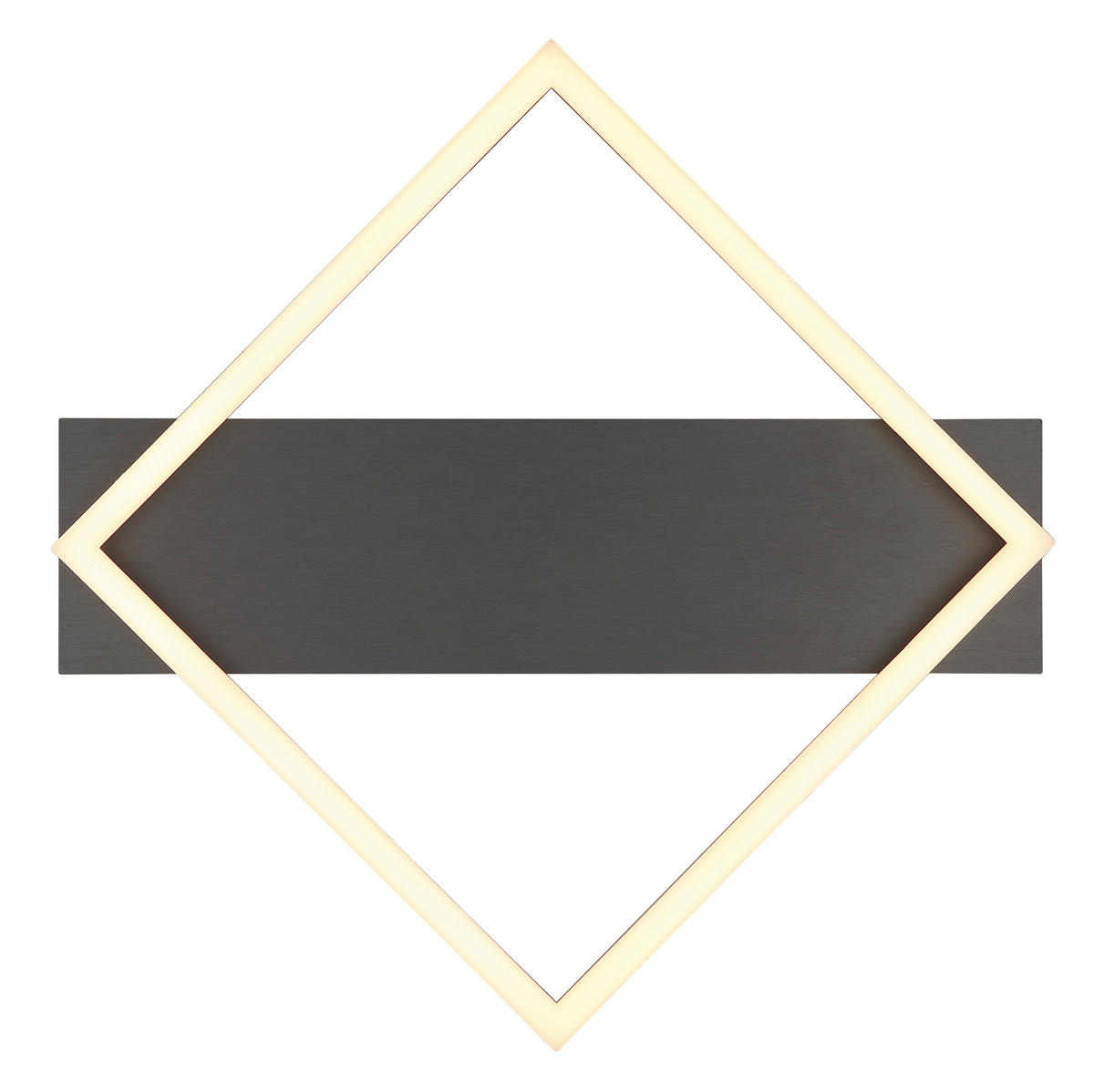 LED PLAFONJERA BEATRIX I  - šampanjac/siva, Osnovno, metal/pločasti materijal (52/46,7/6cm)