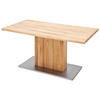 JÍDELNÍ STŮL, trámový dub, barvy dubu, 160/90/77 cm - barvy dubu, Design, kov/dřevo (160/90/77cm) - Livetastic