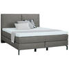 BOXSPRINGBETT 160/200 cm  in Taupe  - Taupe/Schwarz, Konventionell, Textil/Metall (160/200cm) - Dieter Knoll