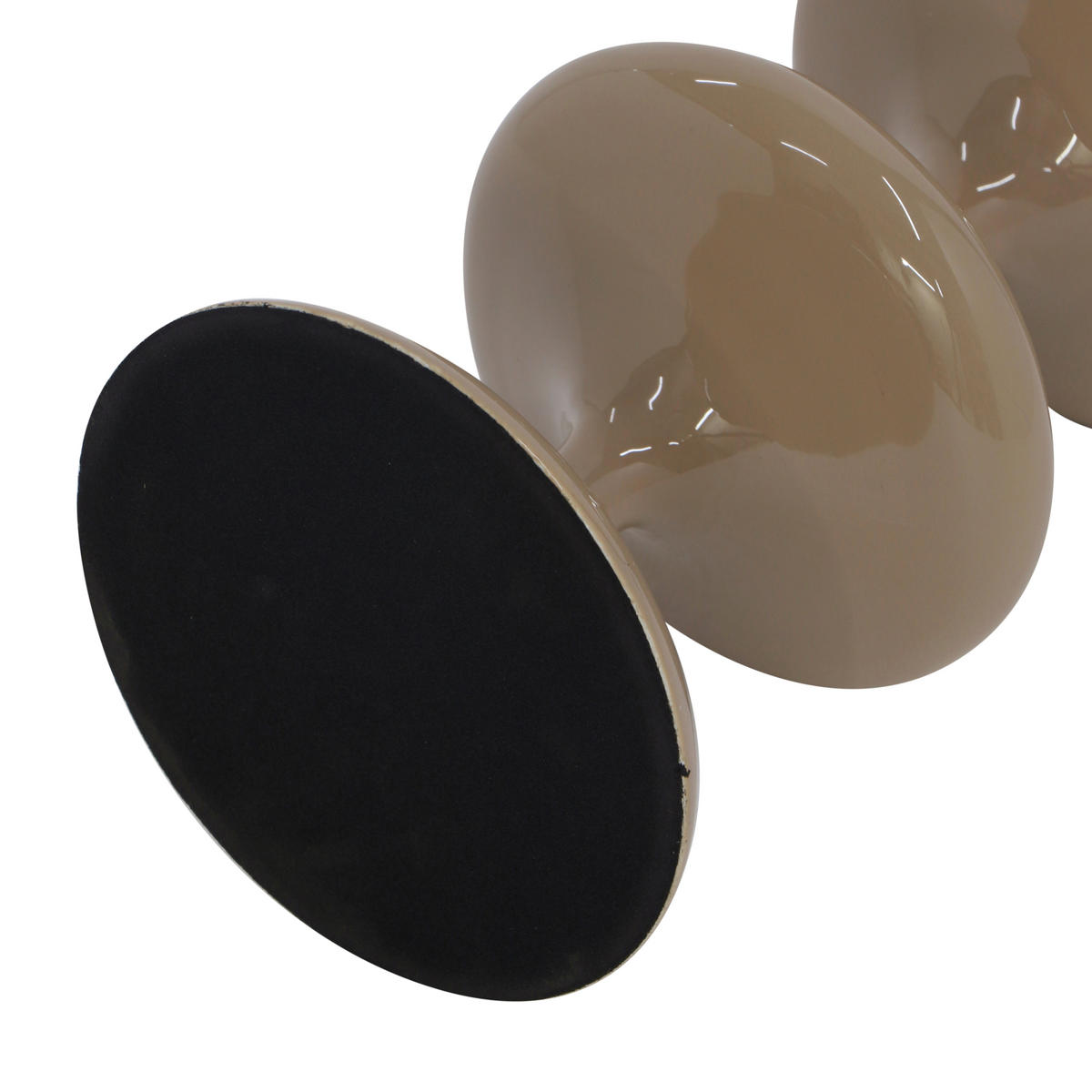 STABKERZENHALTER - Beige, Basics, Metall (11/28/11cm)