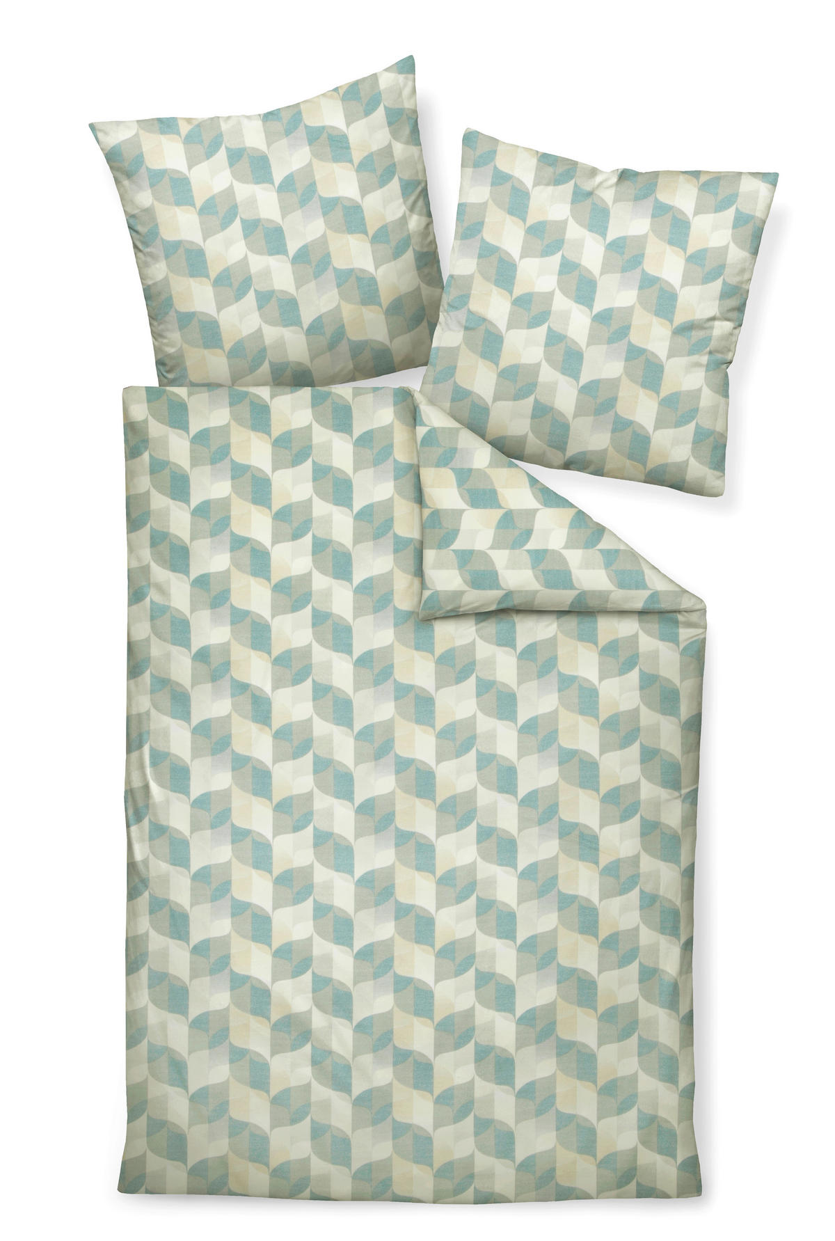 BETTWÄSCHE CHINCHILLA-S Flanell 135/200 cm  - Gelb/Grün, Design, Textil (135/200cm) - Janine