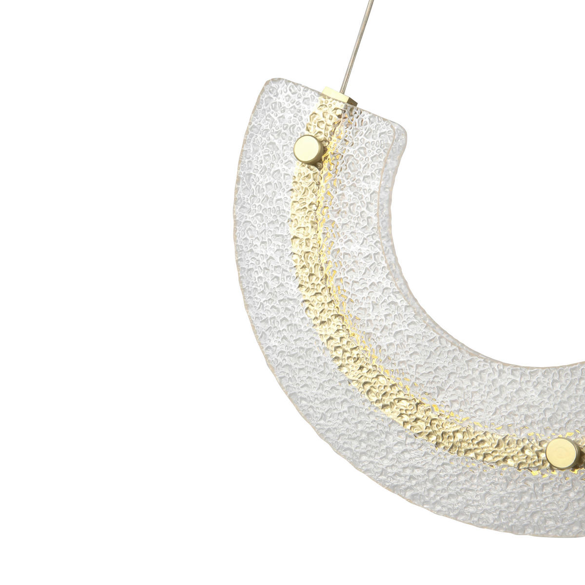 PENDELLEUCHTE 6/36/32 cm  - Goldfarben, Basics, Glas/Metall (6/36/32cm) - MAYTONI