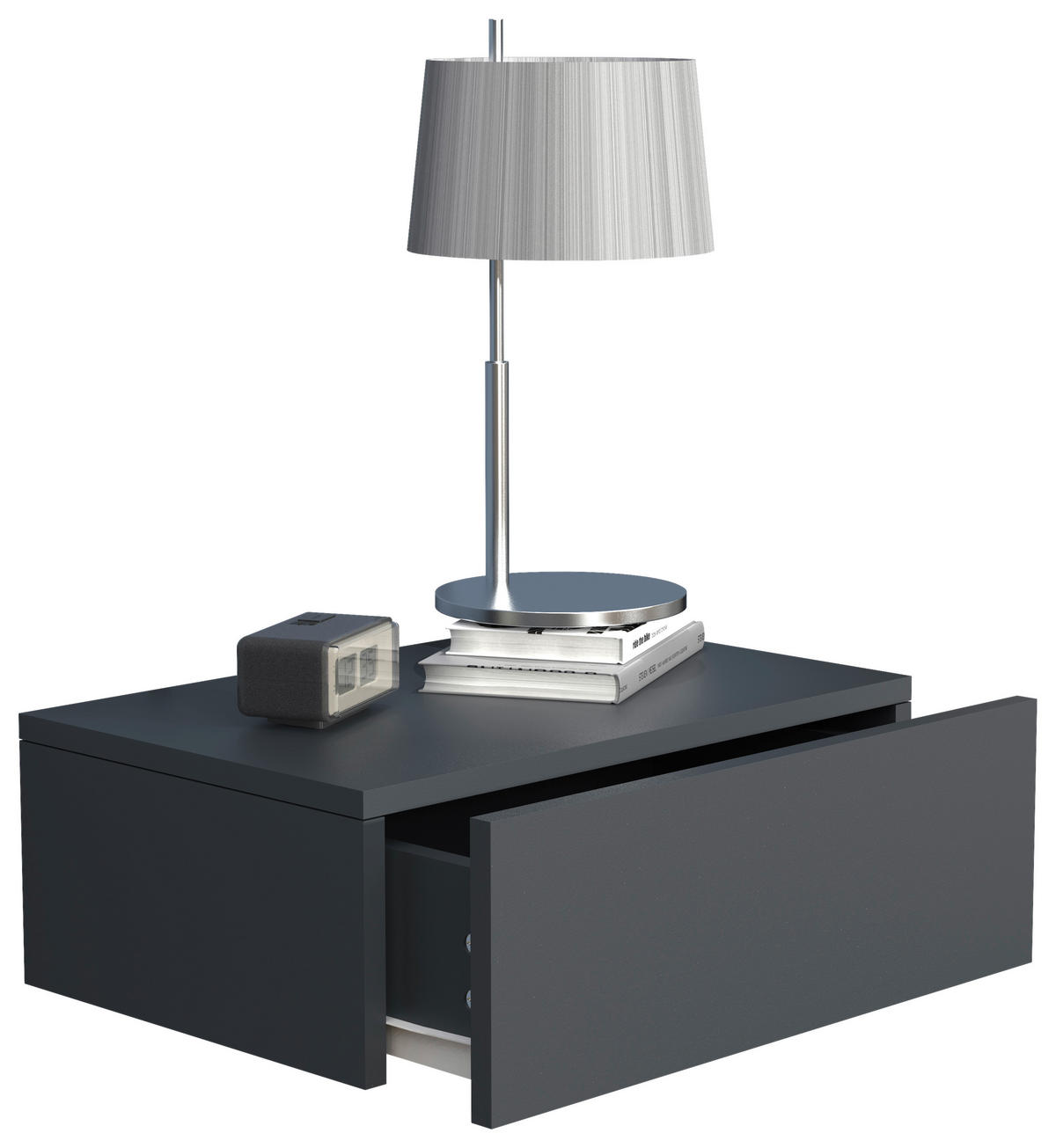 NACHTSCHRANK 45/15/30 cm  - Anthrazit, MODERN, Holzwerkstoff (45/15/30cm) - MID.YOU