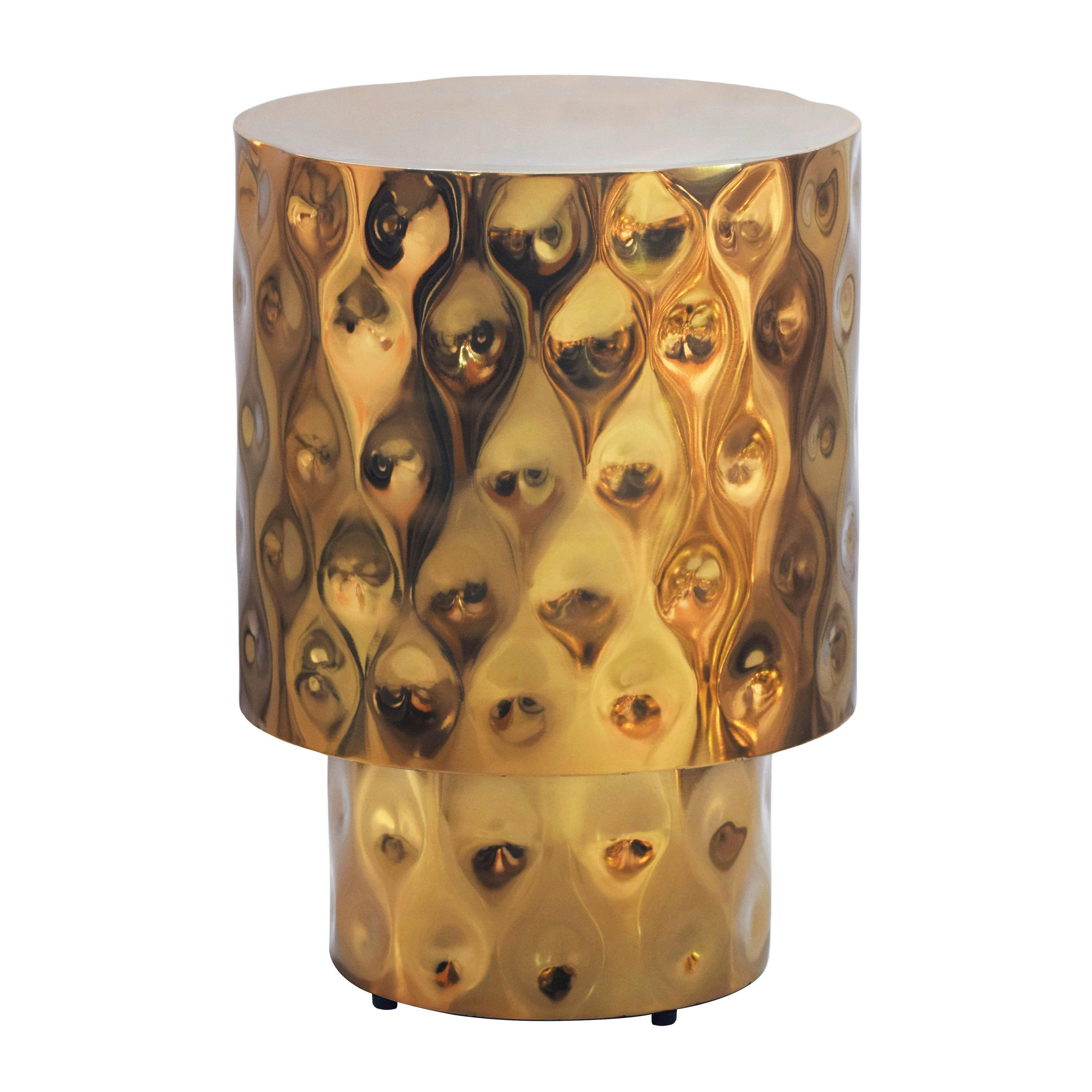 BEISTELLTISCH Metall 36/36/50 cm  - Goldfarben, Design, Metall (36/36/50cm) - Livetastic