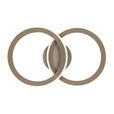 LED-DECKENLEUCHTE Velora 53,5/33/9,3 cm  - Sandfarben, Design, Kunststoff/Metall (53,5/33/9,3cm) - Dieter Knoll