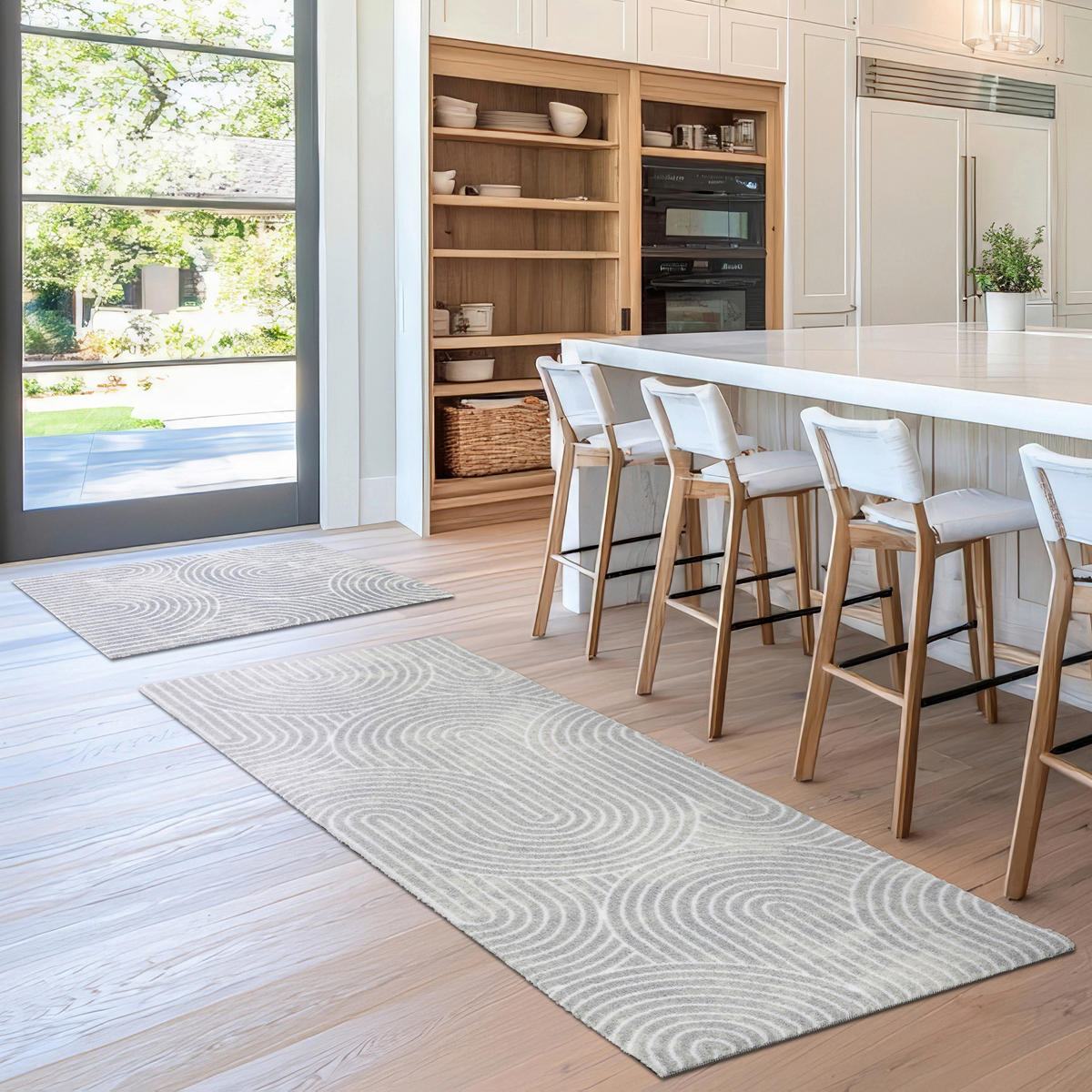 FUßMATTE  50/150 cm  Grau  - Grau, Basics, Kunststoff/Textil (50/150cm) - Astra