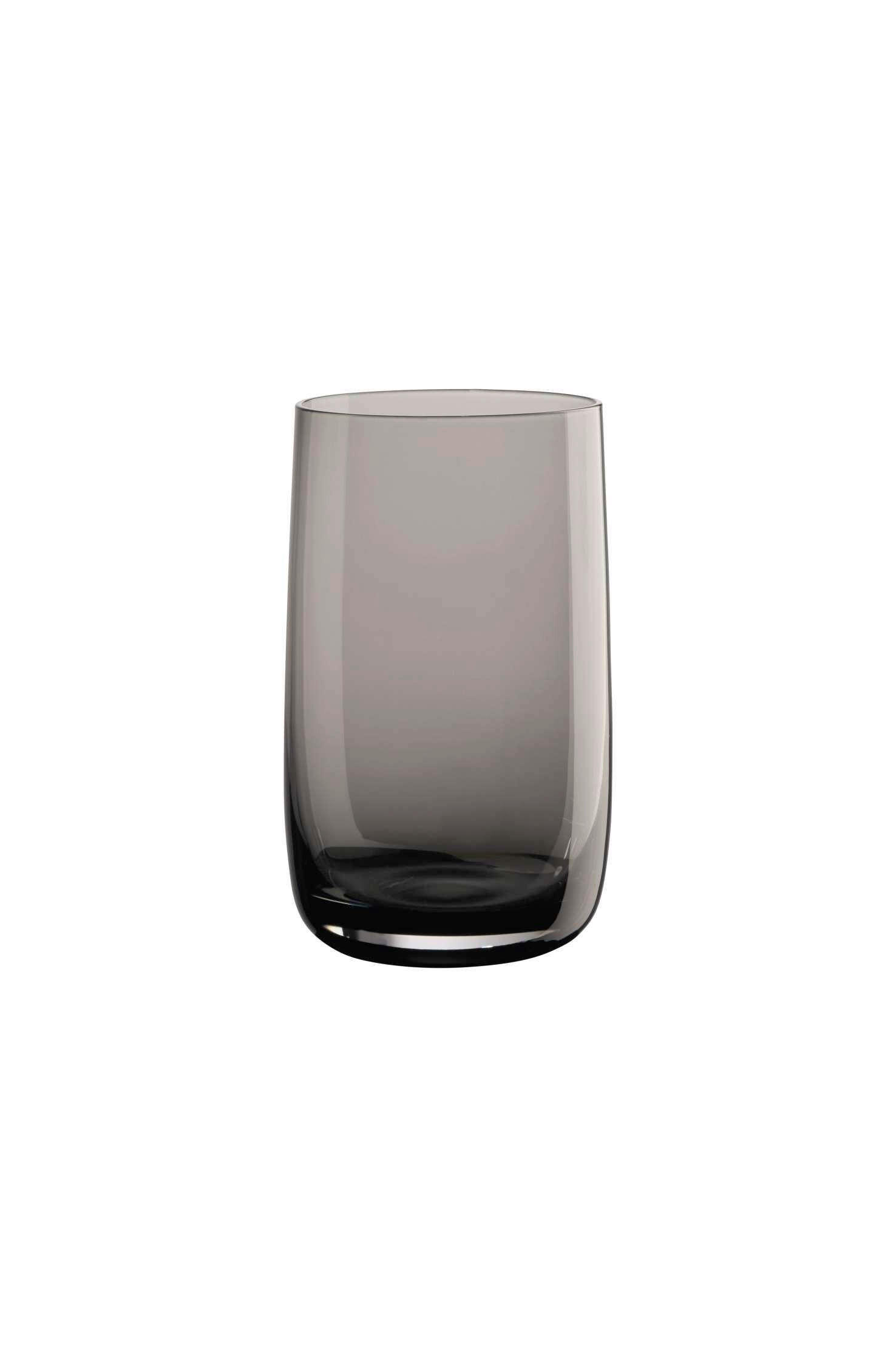 LONGDRINKGLAS Sarabi 400 ml  - Grau, KONVENTIONELL, Glas (400ml) - ASA