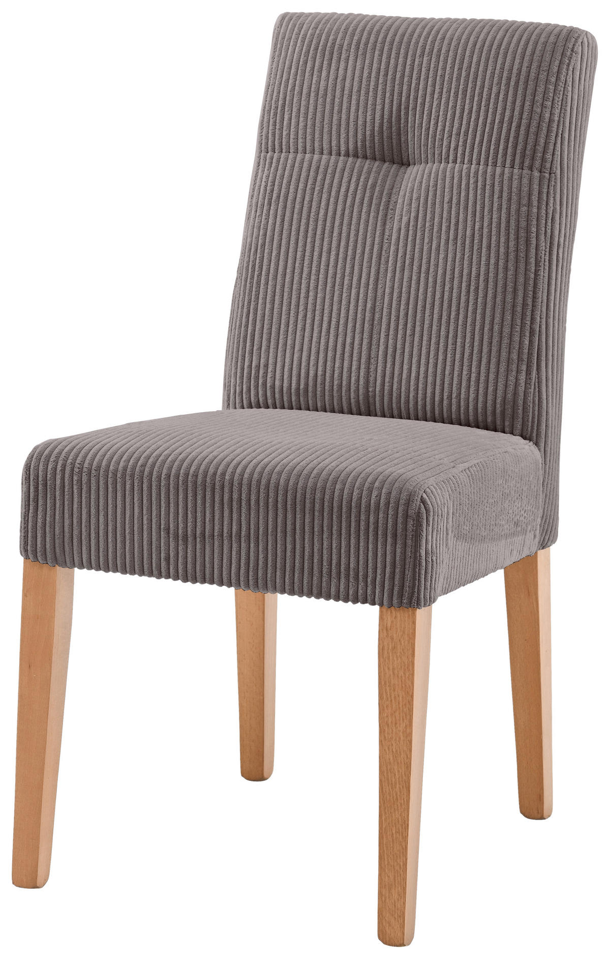 STUHL in Holz, Textil Braun, Buchefarben  - Buchefarben/Braun, KONVENTIONELL, Holz/Textil (47,5/91,5/63cm) - home24