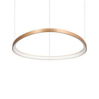 LED-HÄNGELEUCHTE 81/28,5/180 cm  - Messingfarben, Design, Kunststoff/Metall (81/28,5/180cm) - Ideal Lux