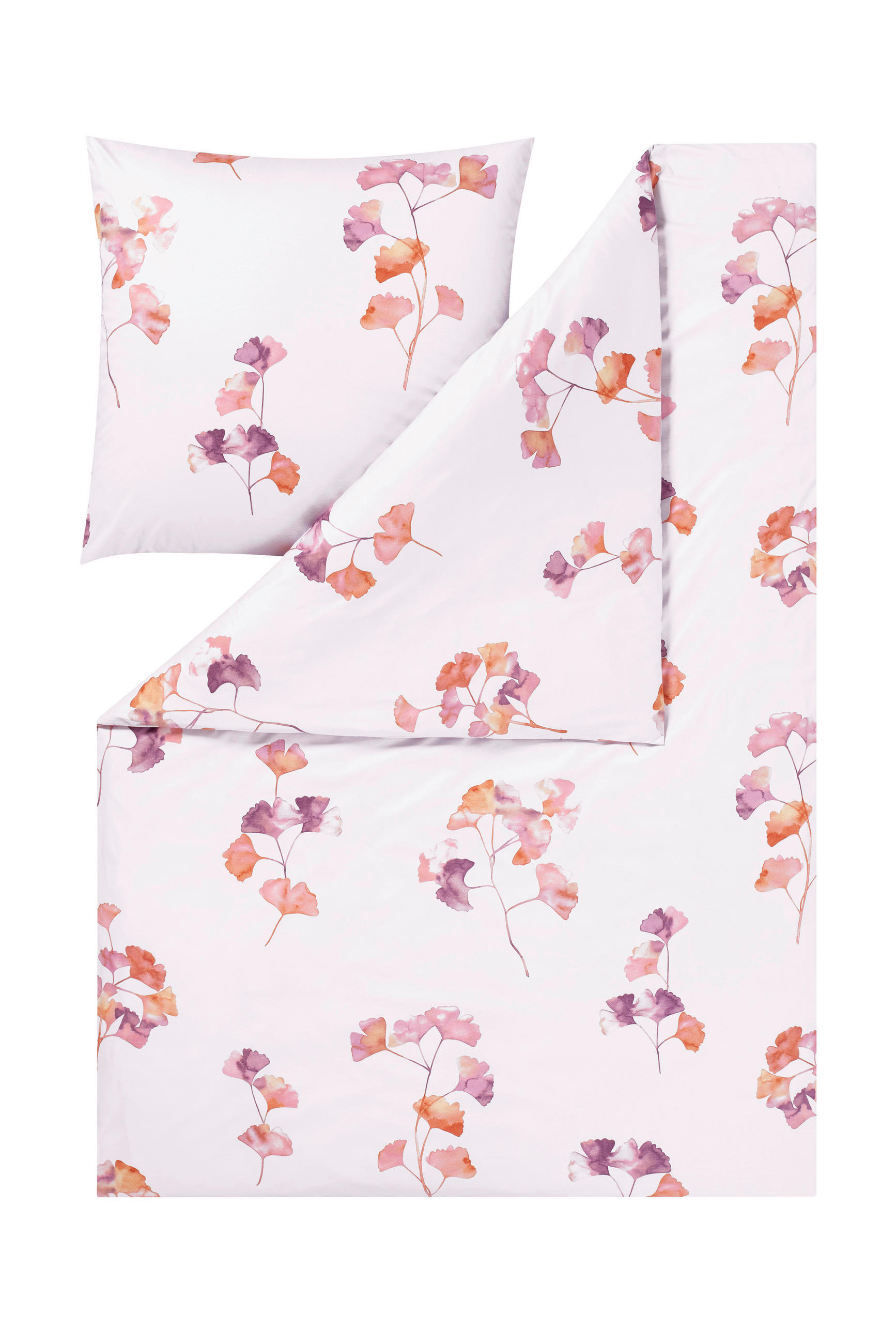 BETTWÄSCHE Atelier Makosatin 135/200 cm  - Beige/Rosa, Design, Textil (135/200cm) - Estella