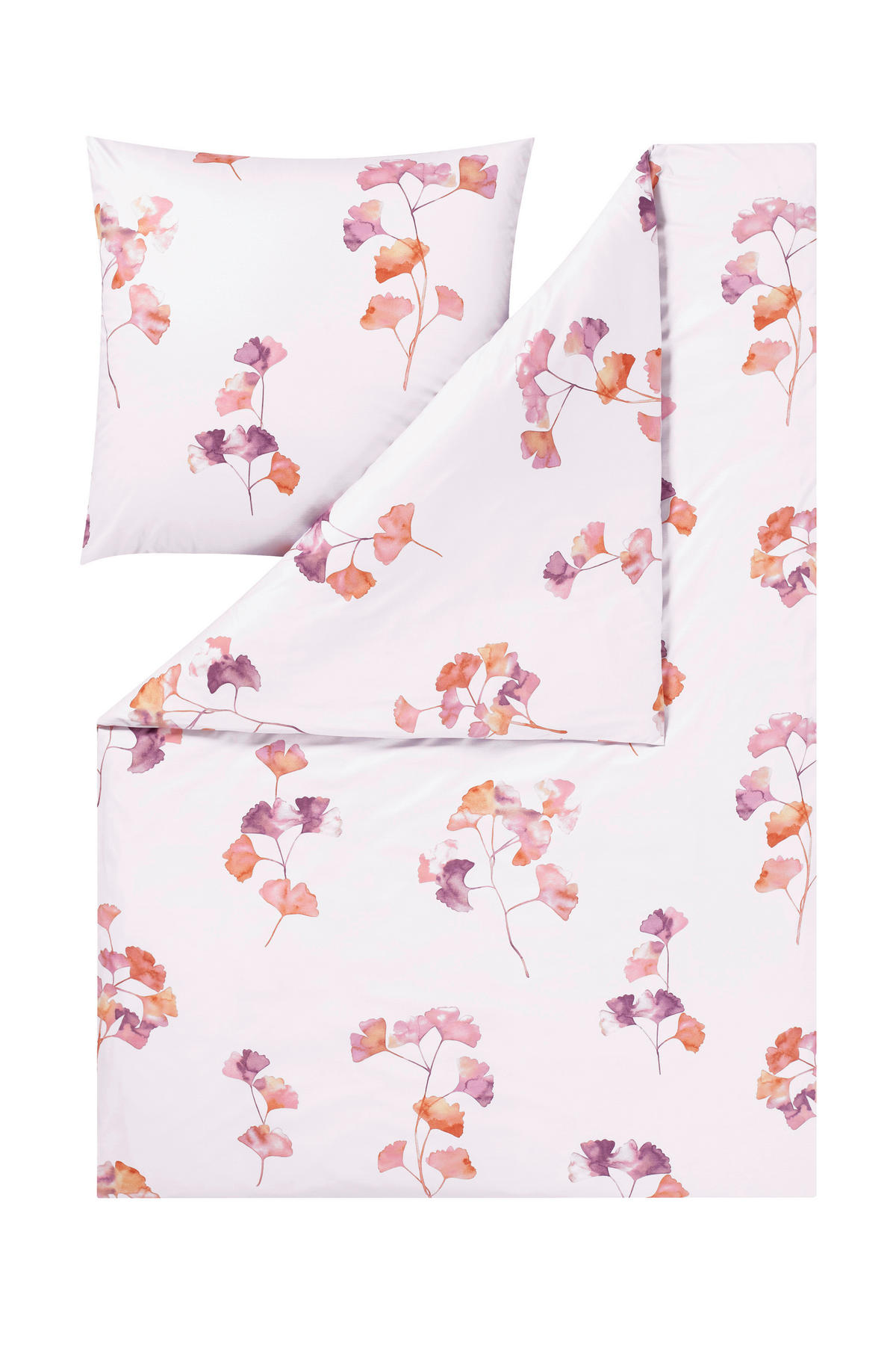 BETTWÄSCHE Atelier Makosatin 135/200 cm  - Beige/Rosa, Design, Textil (135/200cm) - Estella