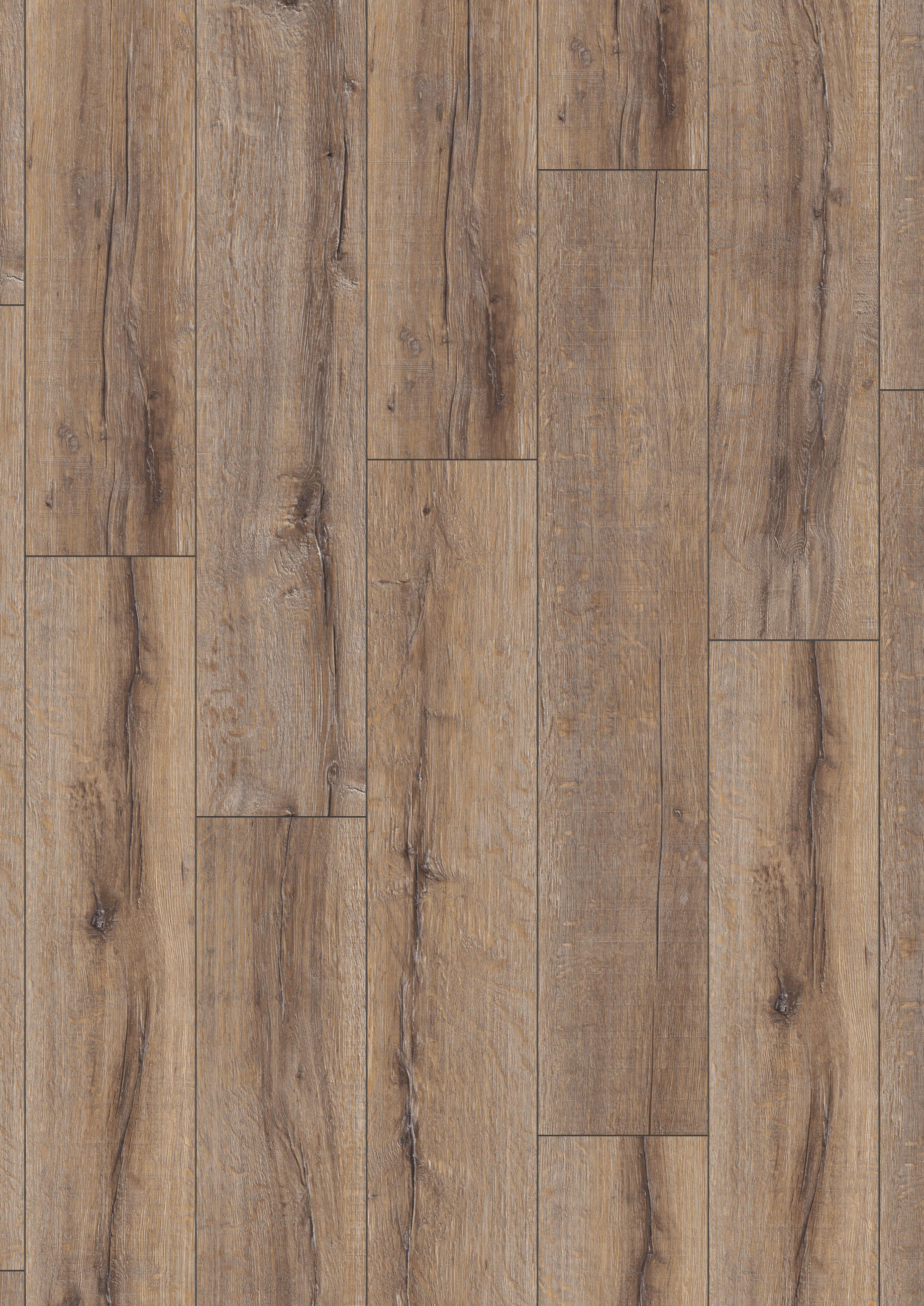 LAMINATBODEN Exquisit Plus  - Eichefarben, KONVENTIONELL, Holz (138.0/24.4/0.8cm)