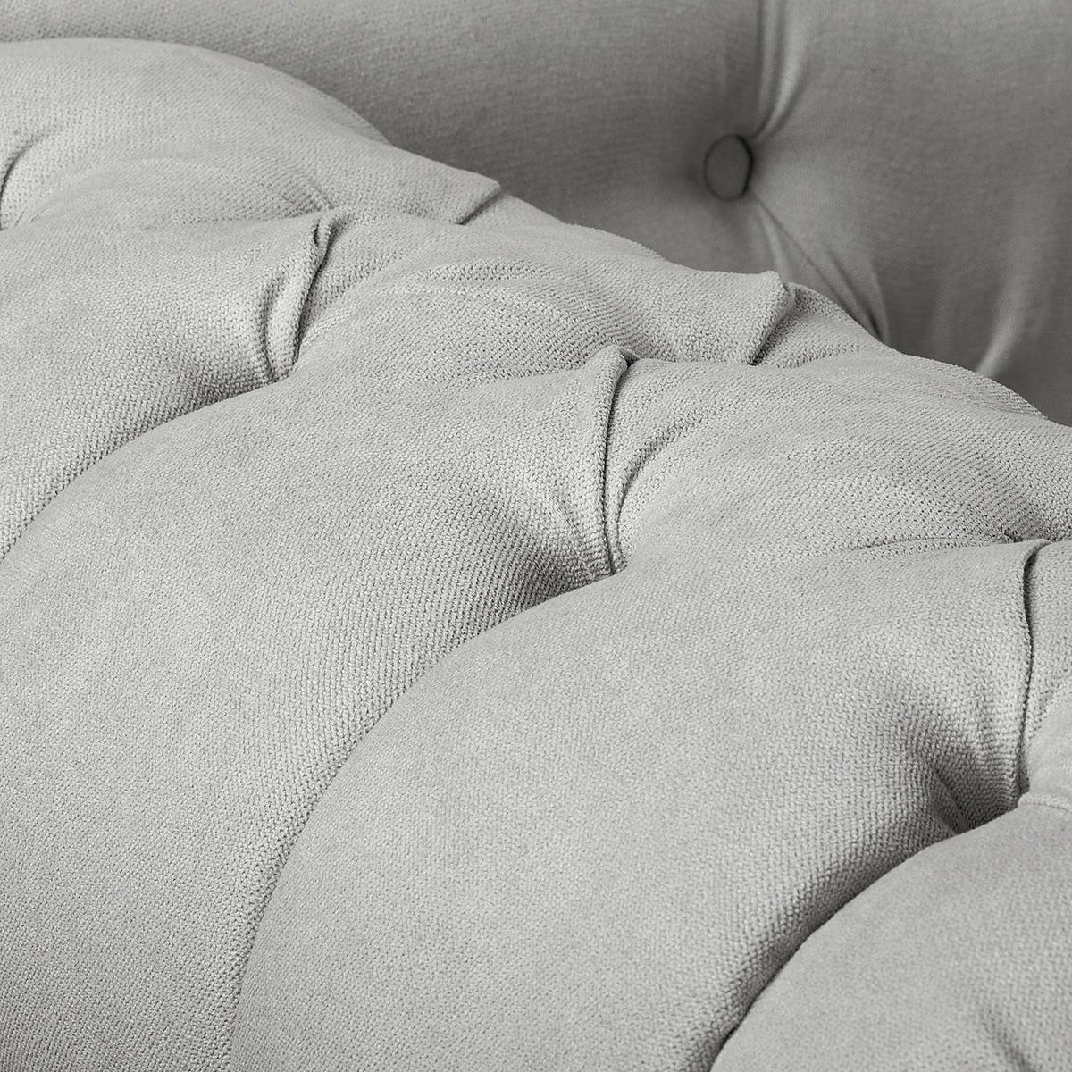 RÉCAMIERE Mikrofaser Grau  - Braun/Grau, Design, Holz/Textil (185/93/75cm) - Livetastic