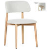 STUHL Naturfarben, Beige Eiche massiv  - Beige/Naturfarben, MODERN, Holz/Textil (49/79/51cm) - Livetastic