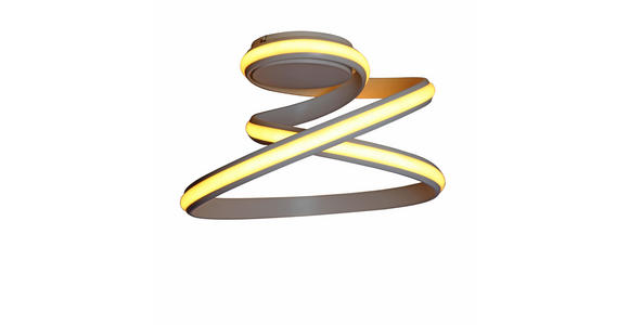 LED-DECKENLEUCHTE - Opal, KONVENTIONELL, Kunststoff/Metall (44/23cm) - Ambiente