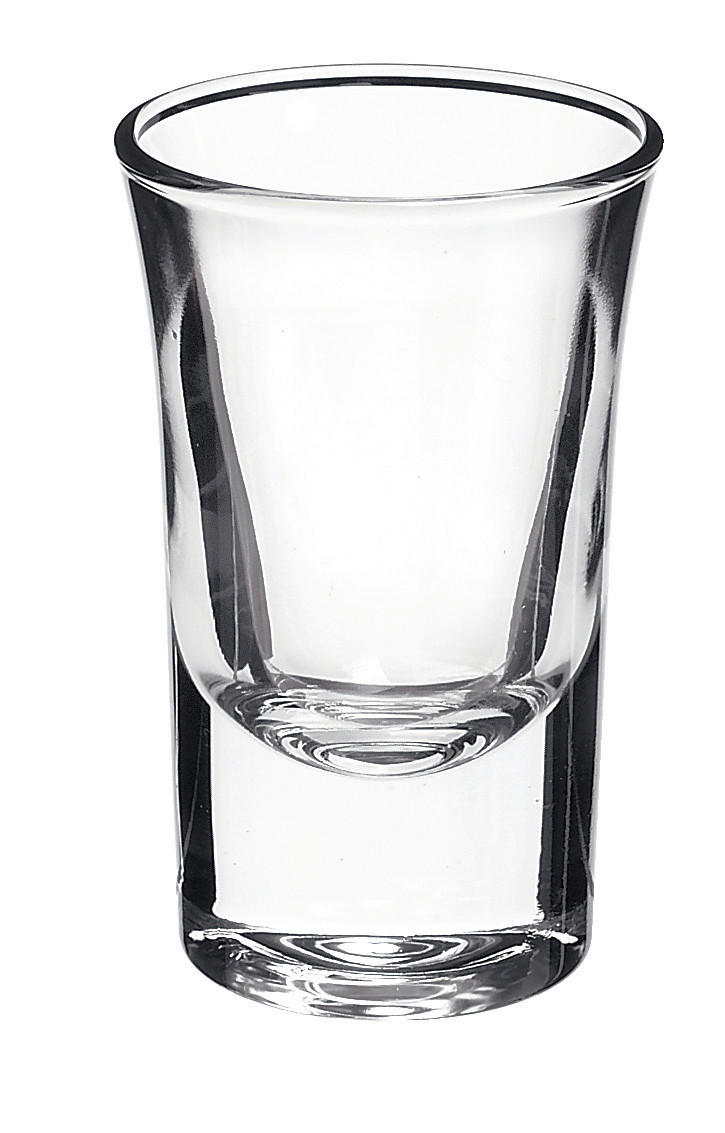 SCHNAPSGLAS 34 ml 3-teilig  - Transparent, KONVENTIONELL, Glas (19,4/7,6/5,0cm)
