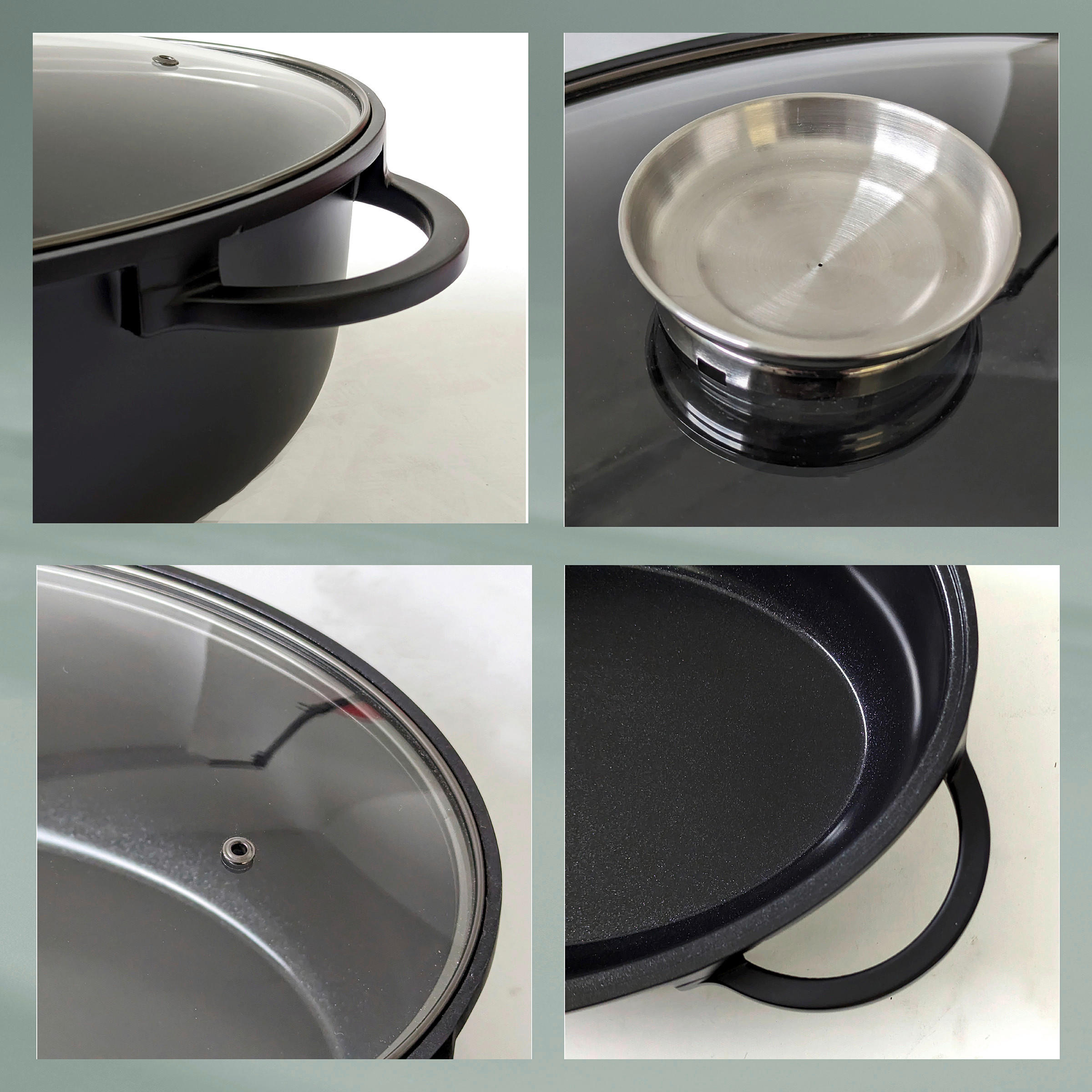 BRÄTER Atura  - Schwarz, KONVENTIONELL, Glas/Metall (45/28/13cm) - Kela