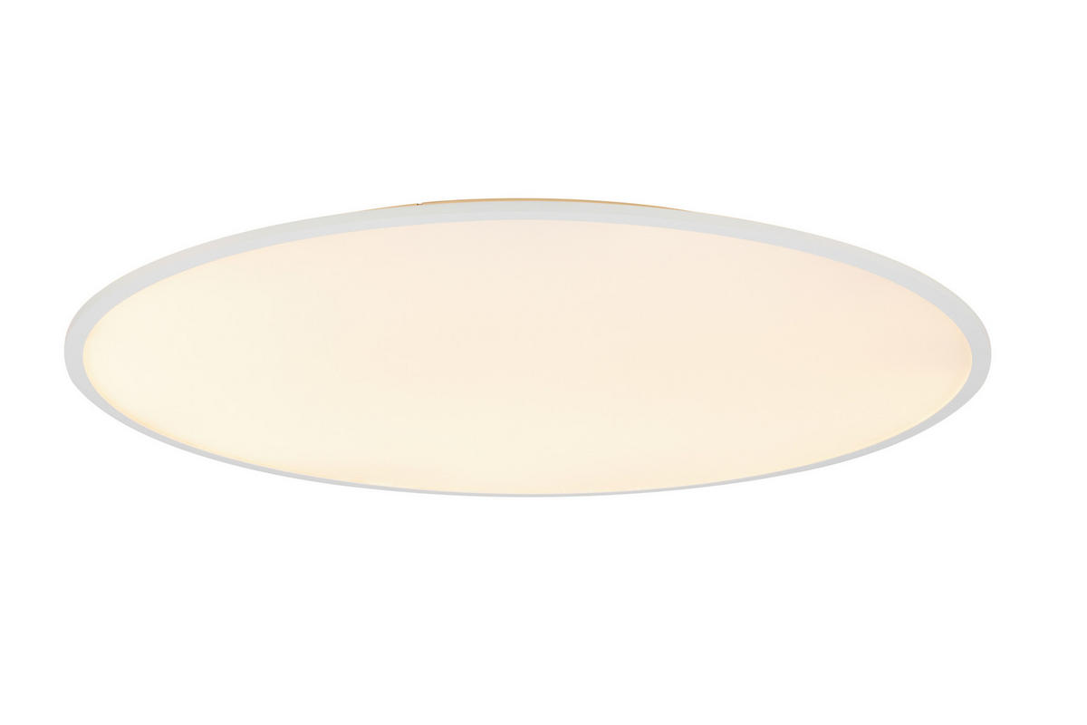 LED-DECKENLEUCHTE Meissa 100/5,2 cm  - Weiß, Basics, Kunststoff/Metall (100/5,2cm) - Novel
