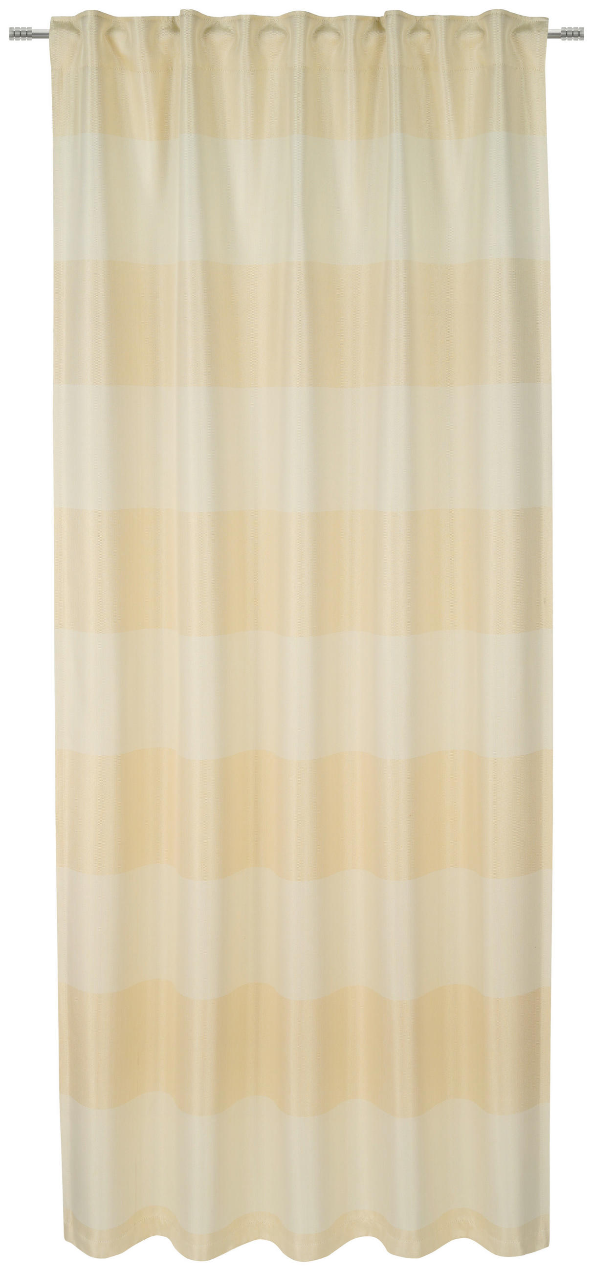 WÄRMESCHUTZVORHANG Milton Stripe 140/245 cm   - Creme, Basics, Textil (140/245cm) - Esposa