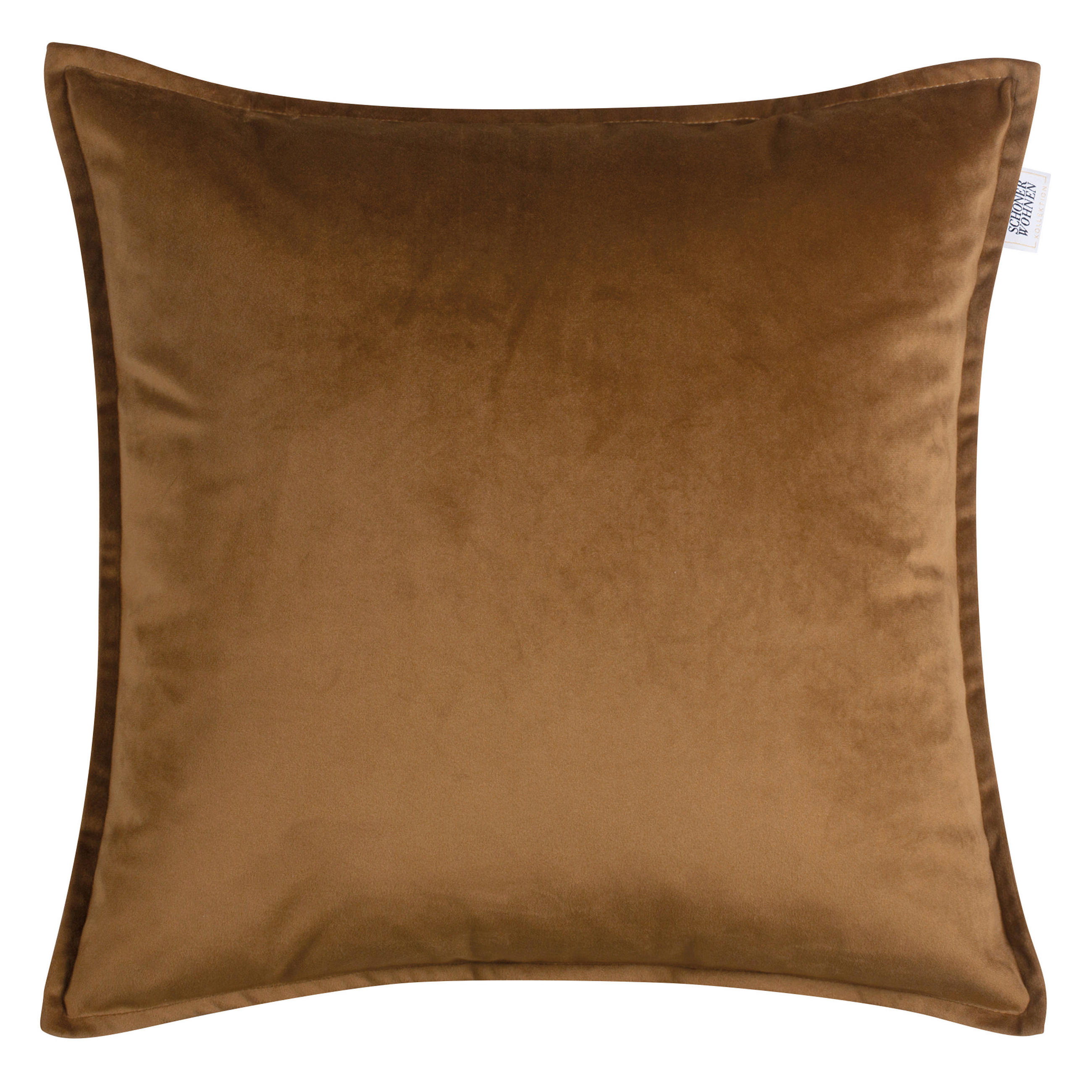 KISSENHÜLLE SW-DOLCE 45/45 cm  - Bronzefarben, Basics, Textil (45/45cm) - Schöner Wohnen