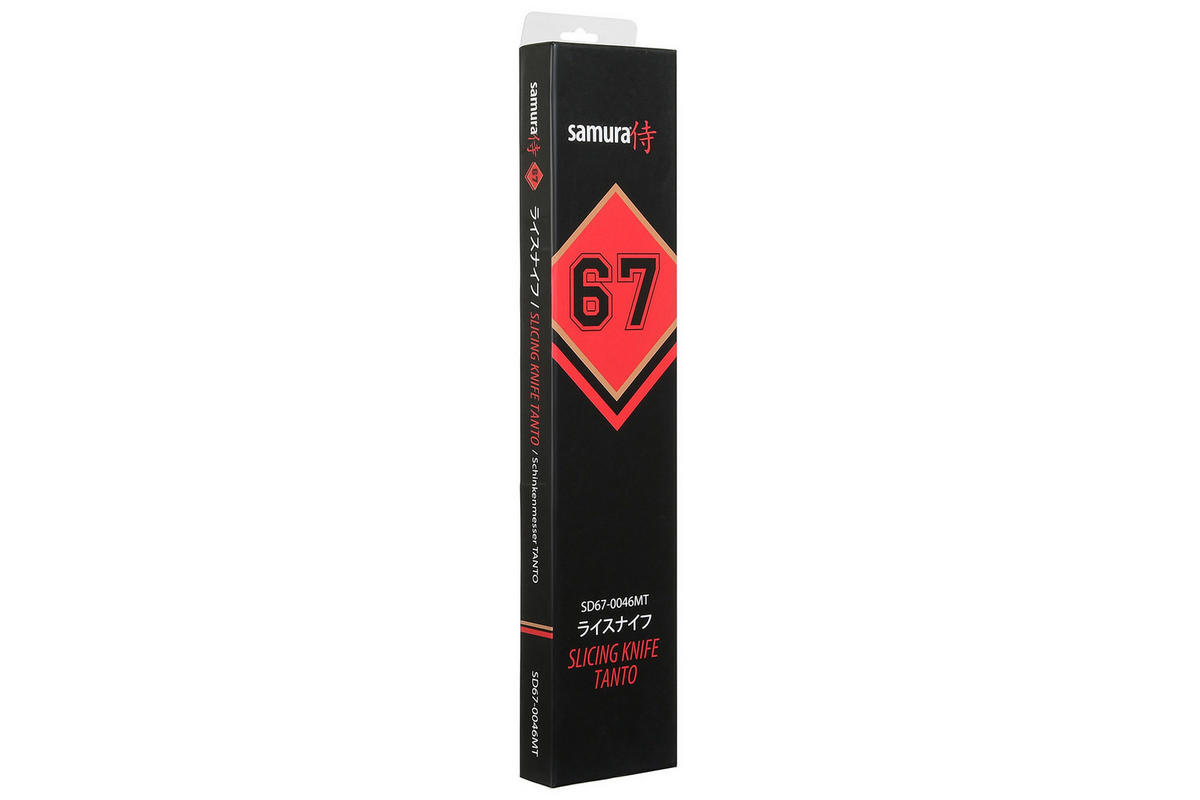 KUHINJSKI NOŽ  DAMASCU67 35.8/1.8/4 cm           nerjaveče jeklo - srebrne barve/črna, Basics, kovina/leseni material (35.8/1.8/4cm) - Samura