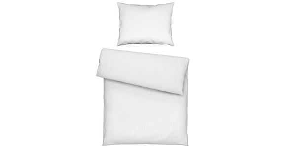 BETTWÄSCHE LEON Seersucker 140/200 cm  - Weiß, KONVENTIONELL, Textil (140/200cm) - Esposa