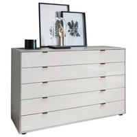 KOMODA, siva  - siva, Konvencionalno, steklo/leseni material (80/86/43cm) - Dieter Knoll