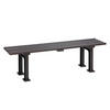 GARTENBANK 150/42/37 cm   - Braun, Basics, Kunststoff (150/42/37cm) - Modante