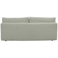 BOXSPRINGSOFA in Chenille Greige  - Greige/Schwarz, MODERN, Kunststoff/Textil (210/72/105cm) - Cantus