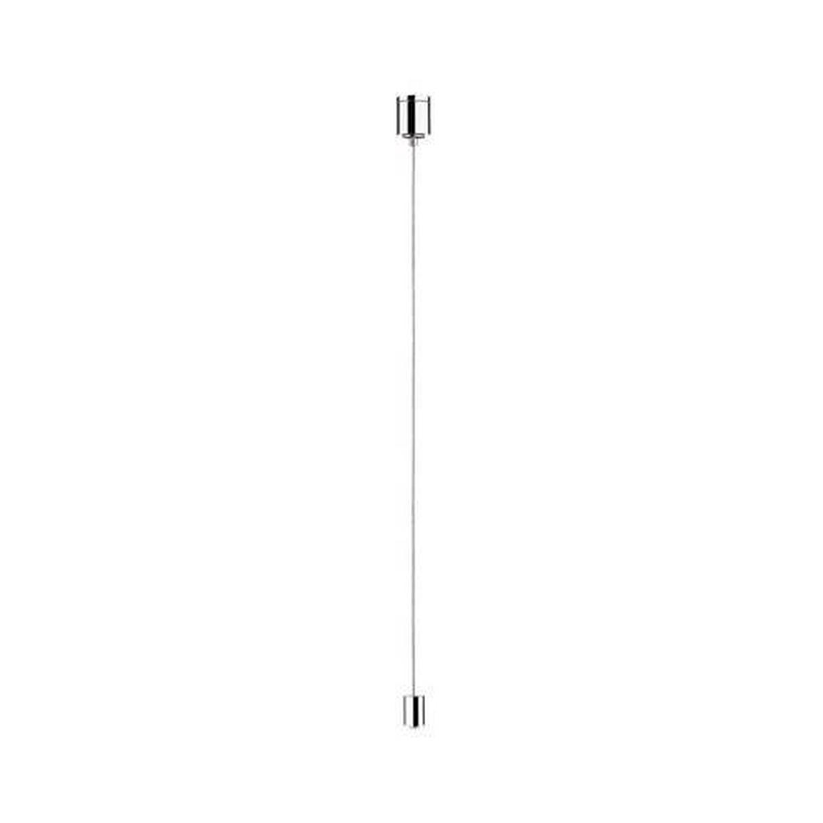 SCHIENENSYSTEM-ABHÄNGUNG URail 1,8/200 cm   - Chromfarben, Basics, Metall (1,8/200cm) - Paulmann