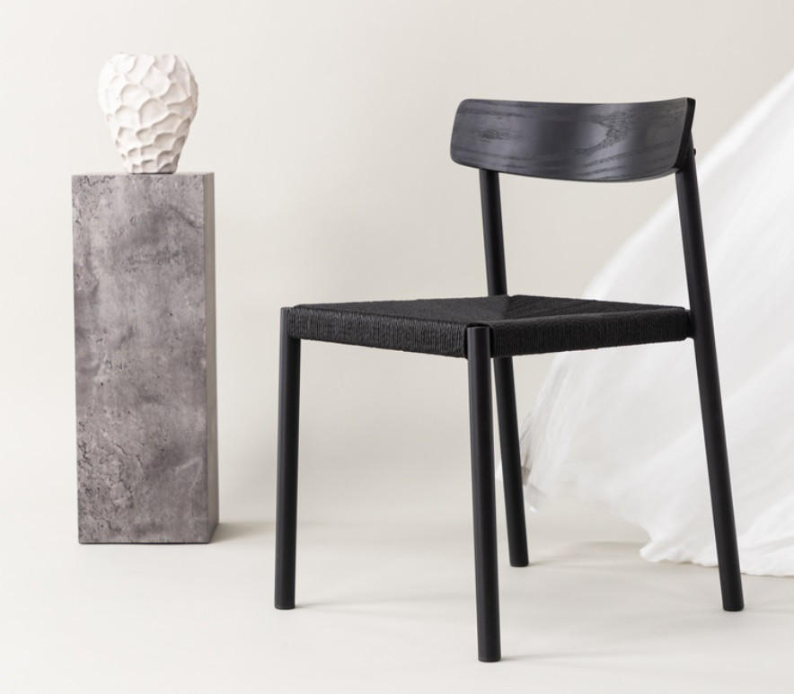 STOL stål - svart, Design, metall/trämaterial (51,5/79/53,5cm) - Niels Andersson