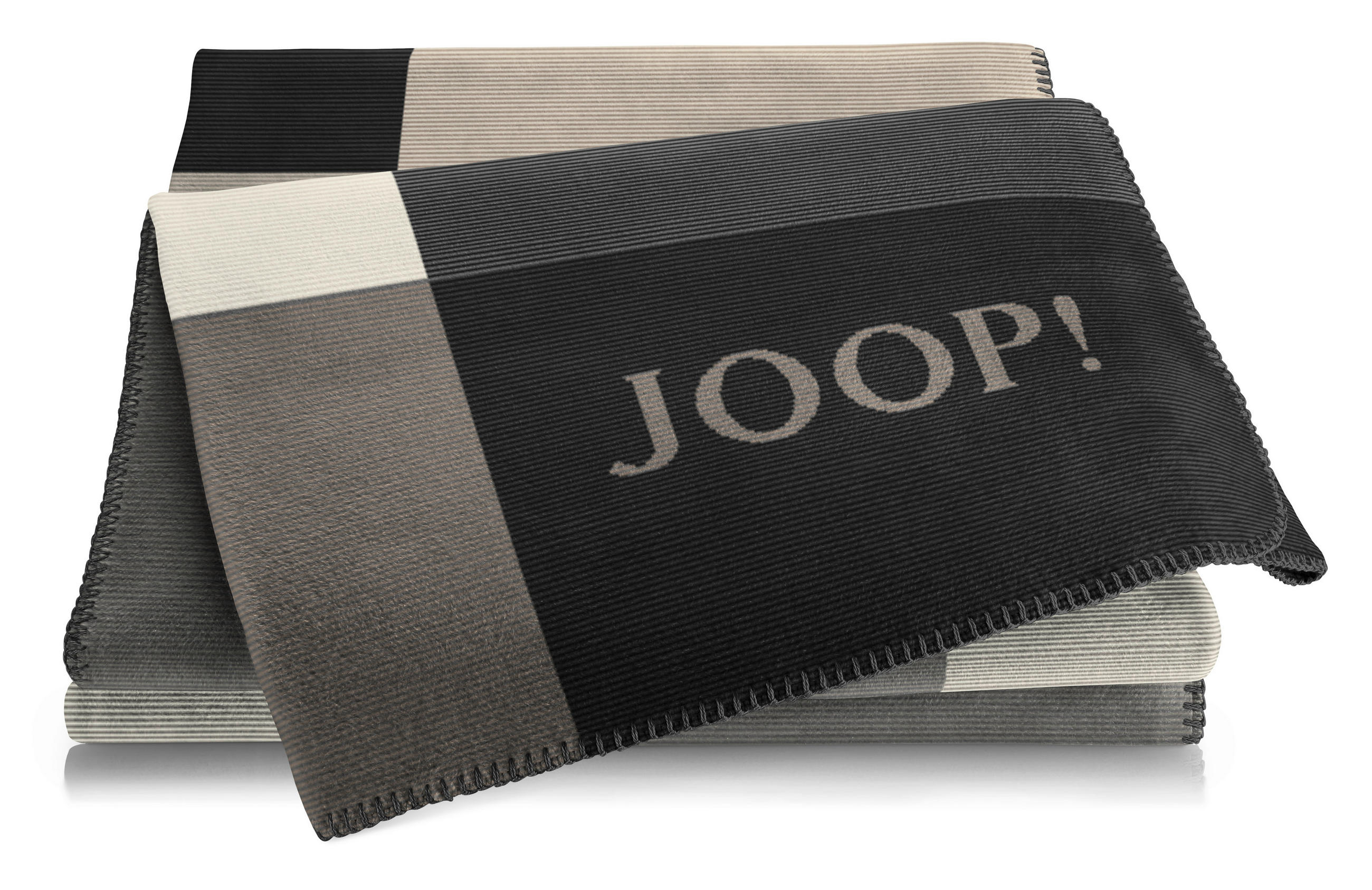 DOMÁCA DEKA, bavlna, 150/200 cm - čierna/prírodná farba, Design, textil (150/200cm) - Joop!