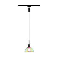 SCHIENENSYSTEM-HÄNGELEUCHTE - Multicolor, Design, Glas/Metall (14/140cm) - Paulmann