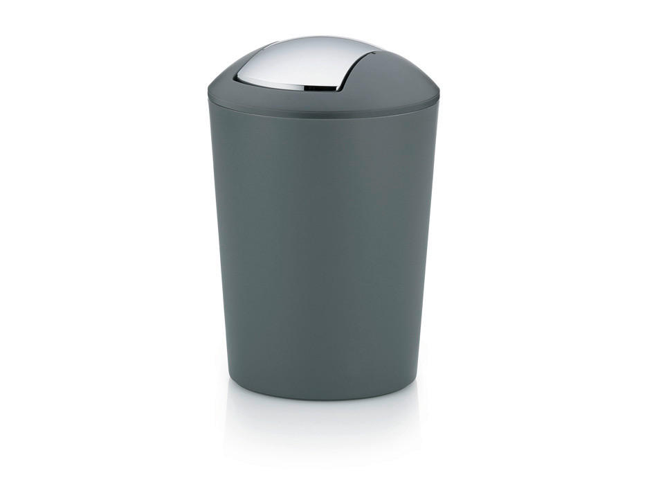 KOŠ KOZMETIČKI  5 l  MARTA  - siva/srebrne boje, Konvencionalno, plastika (19,5/29cm) - Kela