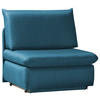 SCHLAFSESSEL in Flachgewebe Blau  - Blau, Design, Textil (90/89/83cm) - Novel