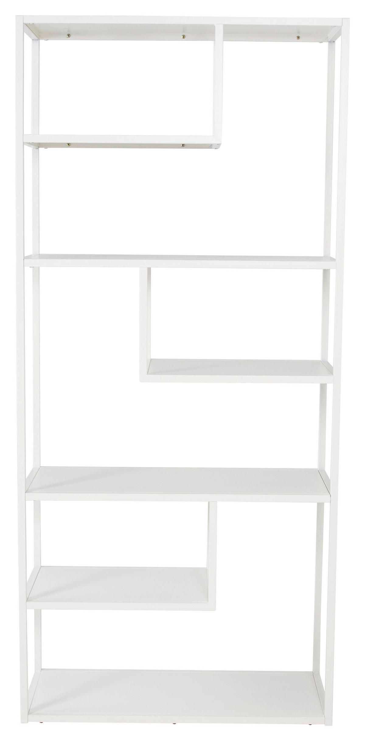 BOKHYLLA i 85/188/35 cm vit  - vit, Design, metall (85/188/35cm) - Livetastic