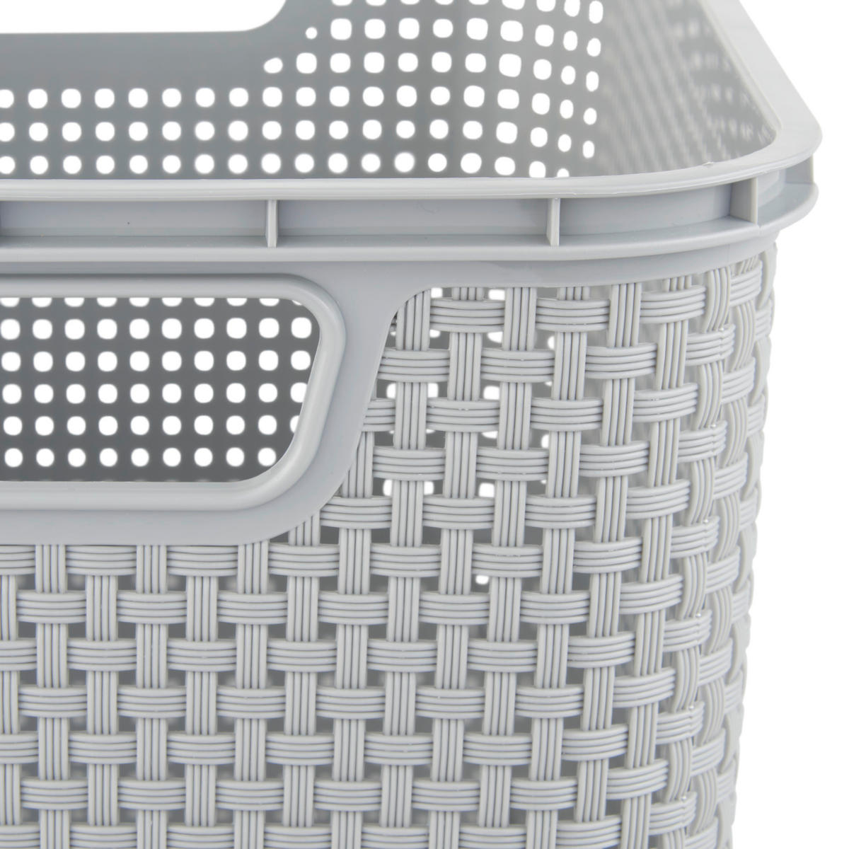 KOŠÍK NA DROBNOSTI, plast - šedá, Basics, plast (32/22/15cm) - My Baby Lou