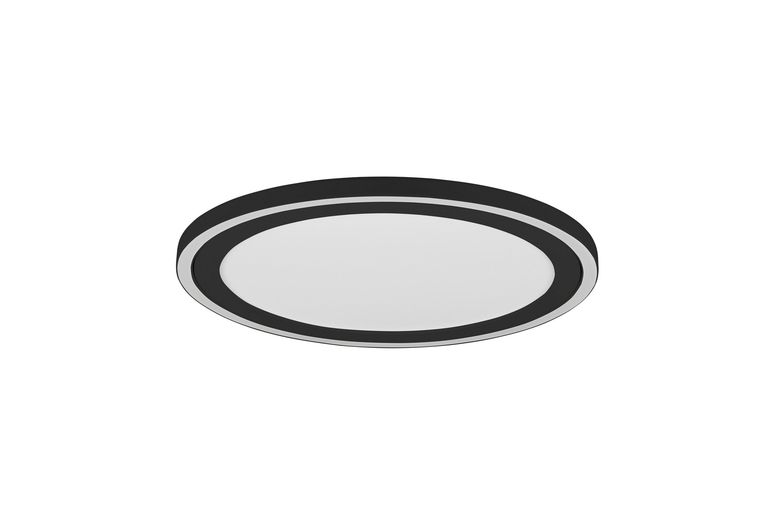 LED SVJETILJKA STROPNA CARUS  - crna, Basics, plastika (43cm)