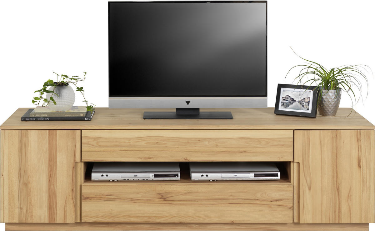 LOWBOARD  in 180/53,3/49,5 cm  - Buchefarben, Trend, Holz/Holzwerkstoff (180/53,3/49,5cm) - Linea Natura