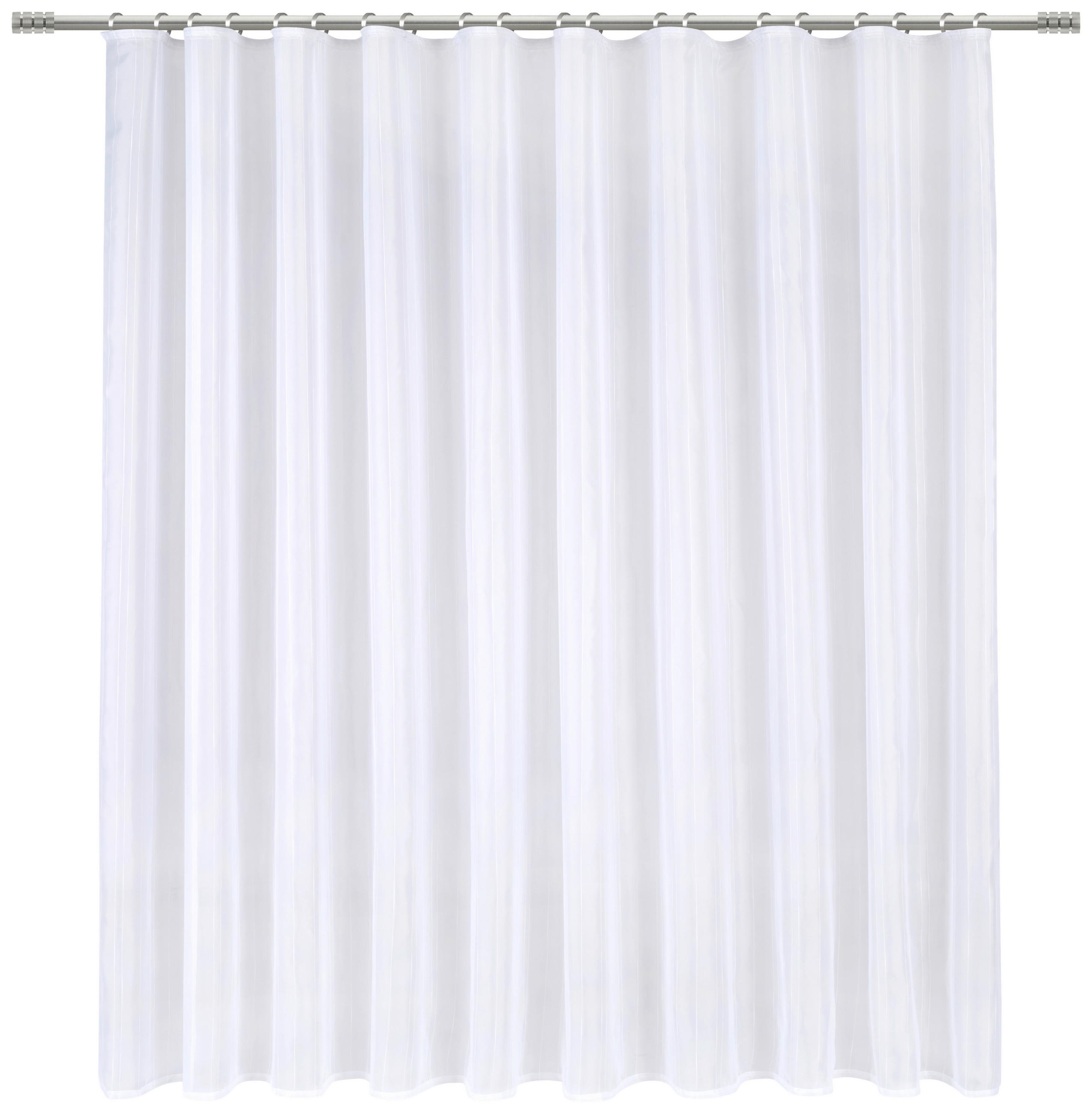 GARDINLÄNGD transparent  - vit, Basics, textil (300/145cm) - Esposa