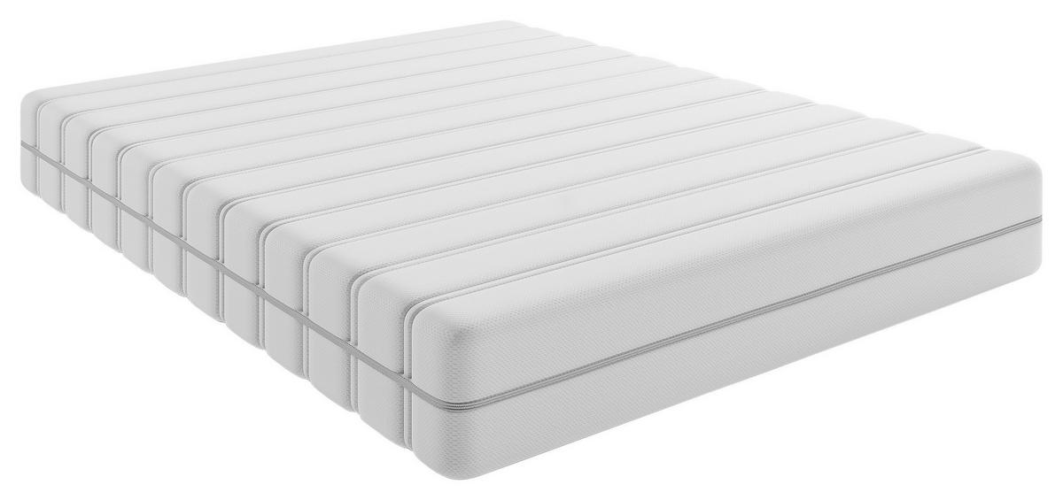 TASCHENFEDERKERNMATRATZE Moon H4/H5 180/200 cm Höhe ca. 21 cm  - Weiß, Basics, Textil (180/200cm) - Livetastic