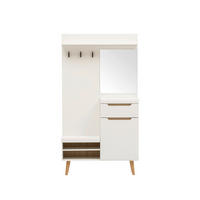 GARDEROBE  in 107/197/34 cm  - Eichefarben/Weiß, Design, Holzwerkstoff (107/197/34cm) - MID.YOU