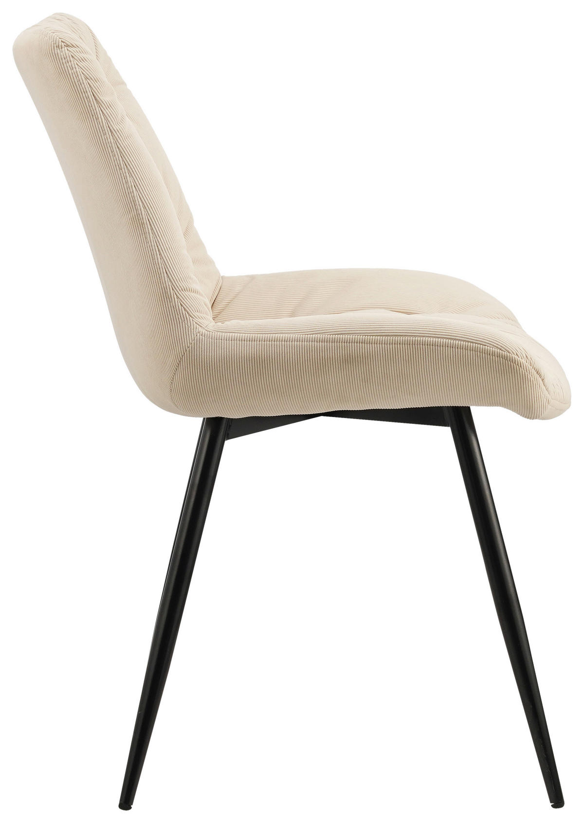 STOLIČKA, 54/85/63 cm - čierna/prírodná farba, Design, kov/textil (54/85/63cm) - Carryhome