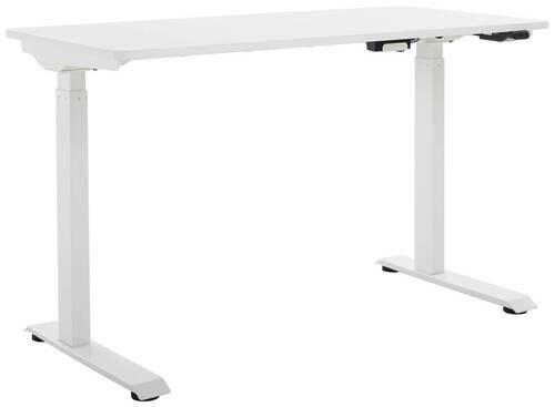 PSACÍ STŮL, bílá, 120/60/73 cm - bílá, Moderní, kov/kompozitní dřevo (120/60/73cm) - Livetastic