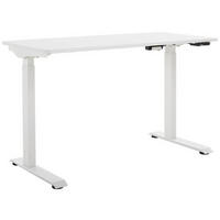 PSACÍ STŮL, bílá, 120/60/73 cm - bílá, Moderní, kov/kompozitní dřevo (120/60/73cm) - Livetastic