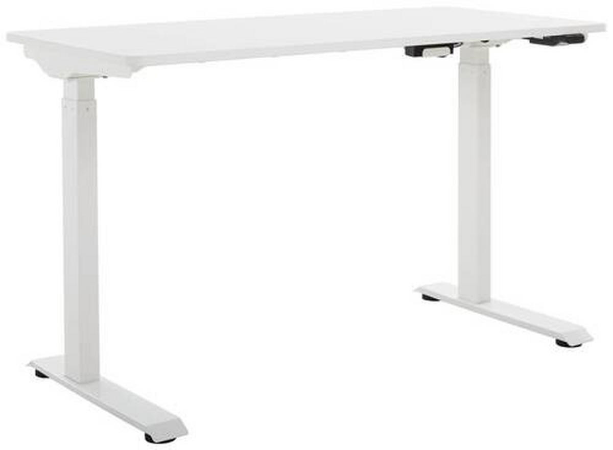 PSACÍ STŮL, bílá, 120/60/73 cm - bílá, Moderní, kov/kompozitní dřevo (120/60/73cm) - Livetastic