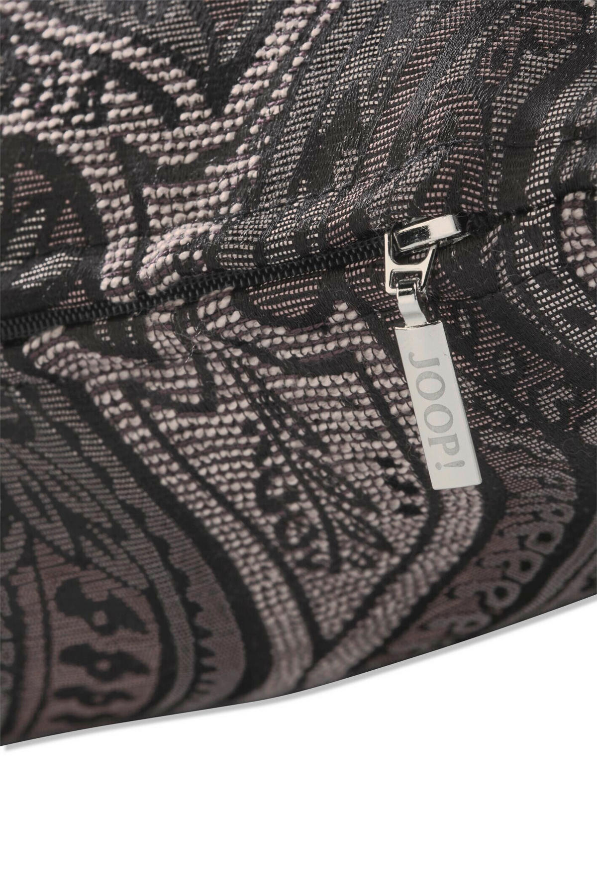 KISSENHÜLLE J! Paisley Allover rosegrau 40/40 cm  - Hellgrau/Altrosa, Design, Textil (40/40cm) - Joop!