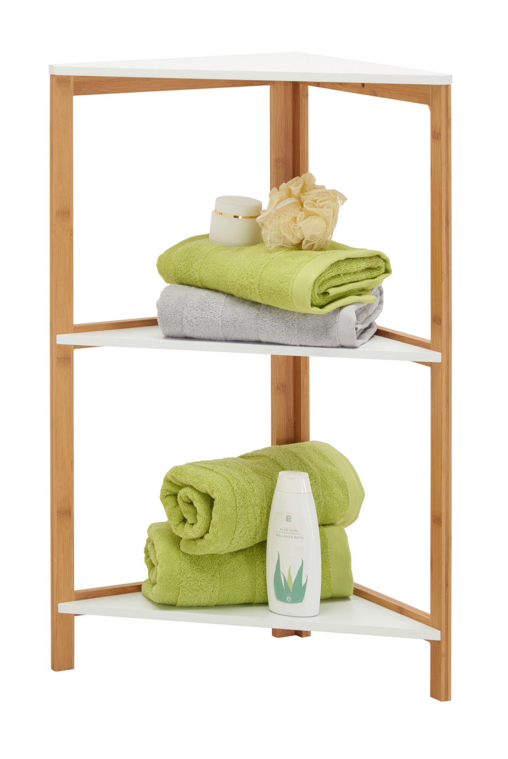 REGAL ZA KUPATILO prirodna boja, bela , drvo, pločasti materijal - bela/prirodna boja, Konvencionalno, drvo/pločasti materijal (38/80/38cm) - Xora