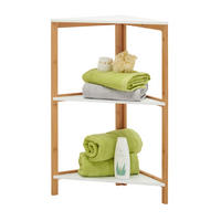 BADEZIMMERREGAL 38/80/38 cm  - Naturfarben/Weiß, KONVENTIONELL, Holz/Holzwerkstoff (38/80/38cm) - Xora